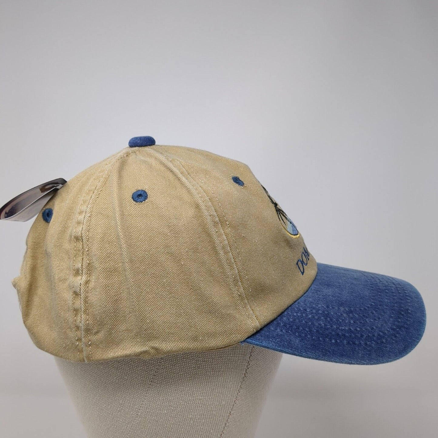 Dominica Palm Trees Strapback Hat Multi OSFA Embroidered Simpson W/Tags