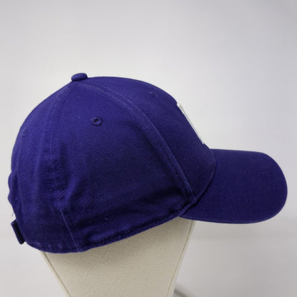 Letter D Strapback Hat Purple One Size Adjustable Embroidered Adidas