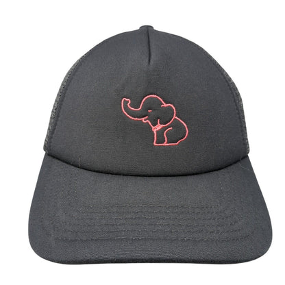 Elephant Snapback Trucker Hat Gray One Size Adjustable Mesh Back Paramount