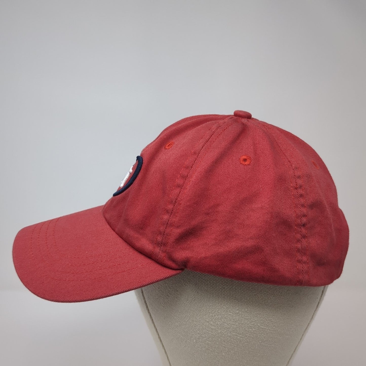 Florida SI Strapback Hat Red One Size Adjustable Embroidered 6 Panel