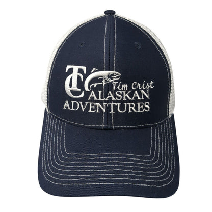 Tim Crist Alaskan Adventures Snapback Trucker Hat Blue OS Adjustable Richardson