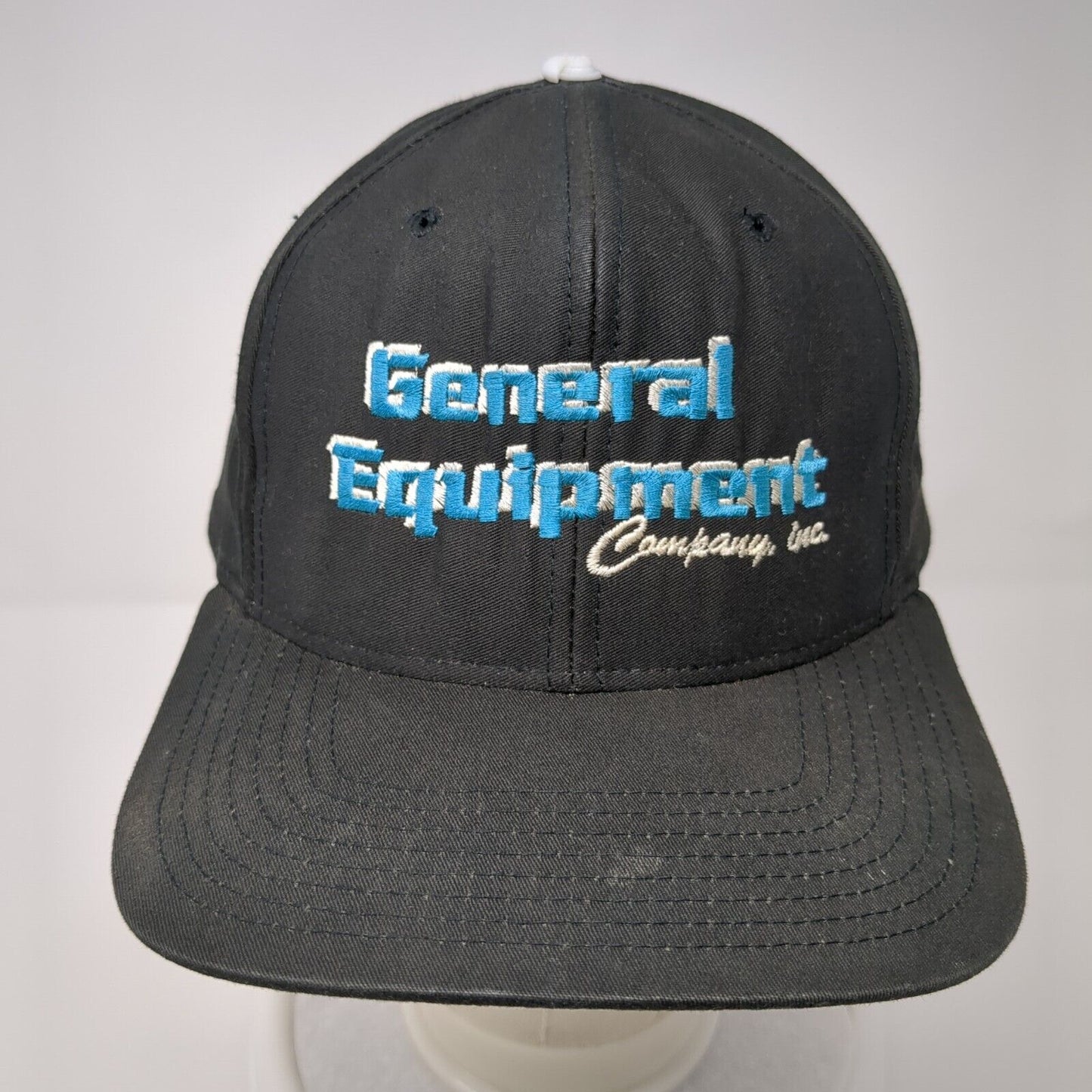 Vintage General Equipment Company Snapback Hat Black Size L Richardson