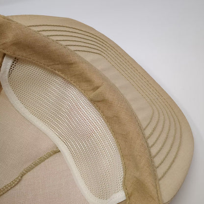 The Executive Line Commence Sun Rope Detail Trucker Hat Brown OS Cap USA Vintage