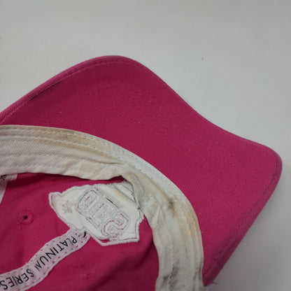 OES Women's Strapback Hat Pink OS Adjustable Ladies Fit Mesh Back Outdoor Cap