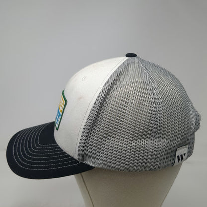 Richardson Trucker Hat White Black Gray One Size Mesh Snapback 116 And West