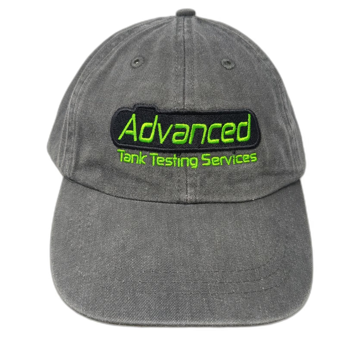 Adams Baseball Cap Gray One Size Advanced Tank Testing Services Slideback Hat