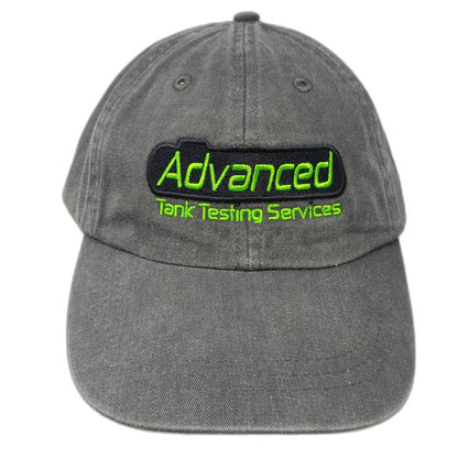 Adams Baseball Cap Gray One Size Advanced Tank Testing Services Slideback Hat