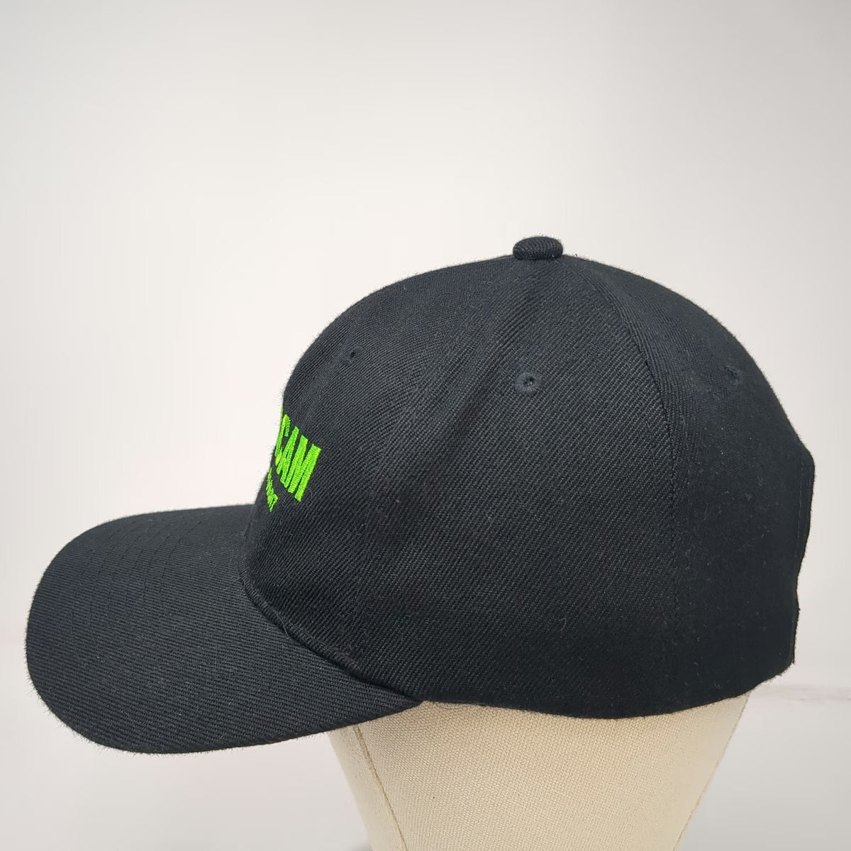 Tactacam Baseball Cap Black One Size Share Your Hunt Structured Polyester Hat