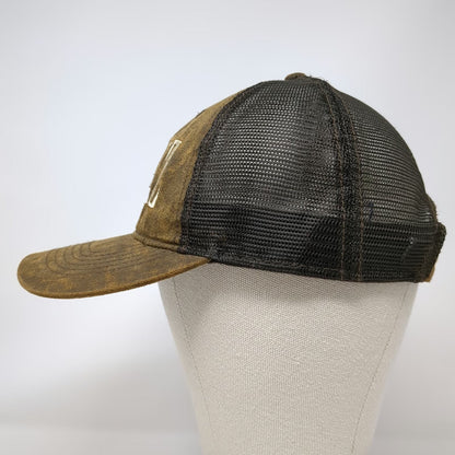 Port Authority Baseball Cap Brown One Size Lentz Custom Tack Mesh Strapback Hat