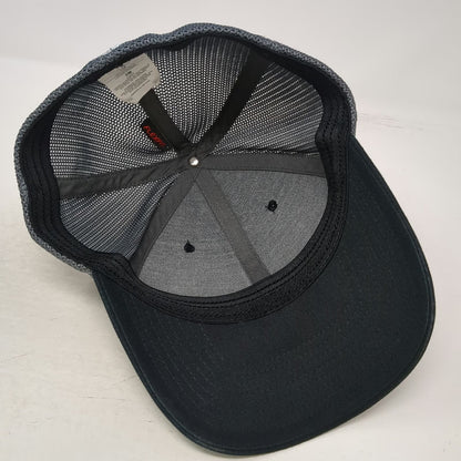 Columbia Baseball Cap Black S Fitted Mesh Back PFG Performance Tuna Flag Hat