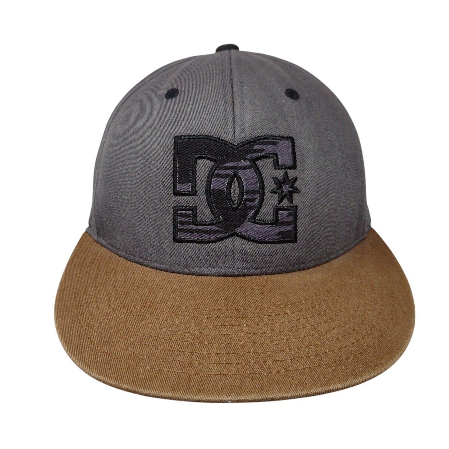 DC Snapback Hat Multicolor OSFM Adjustable Embroidered Vented Holes Cotton