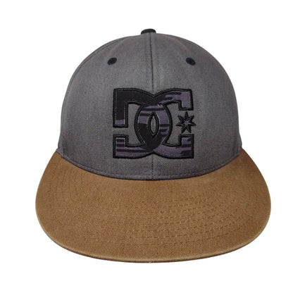 DC Snapback Hat Multicolor OSFM Adjustable Embroidered Vented Holes Cotton
