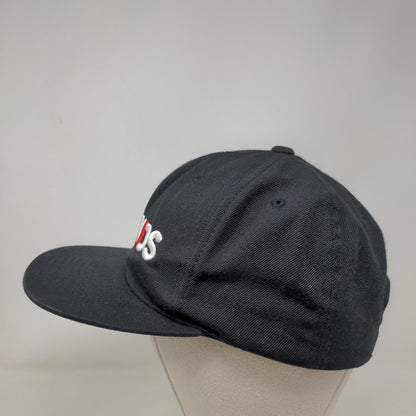 Onyx Kids Snapback Hat Black One Size Embroidered Adjustable Yupoong