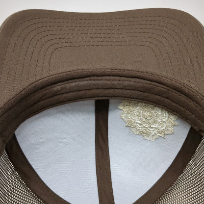 Pacific Headwear Trucker Hat Brown One Size Mandala Caffeina Snapback Mesh hat