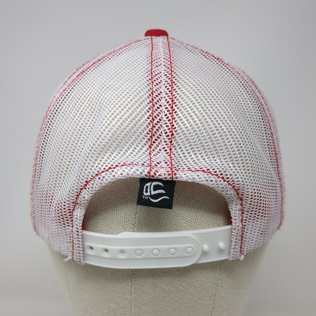 Outdoor Cap Trucker Hat Red One Size TSMT Commitment To Excellence Snapback Mesh