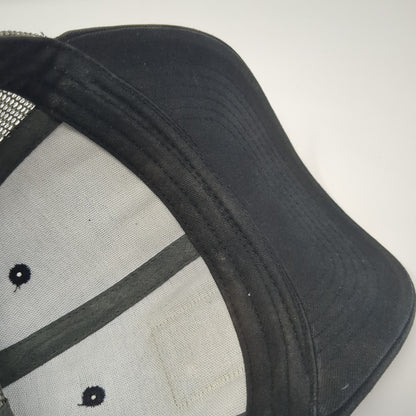 Idaho Snapback Trucker Hat Black OS Adjustable Mesh Back Arcadian Outfitters