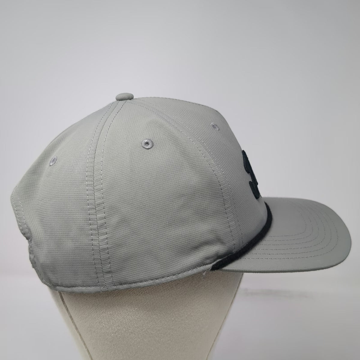 Cap America 5 Panel Hat Gray One Size Jack's Classic Rope Snapback Polyester