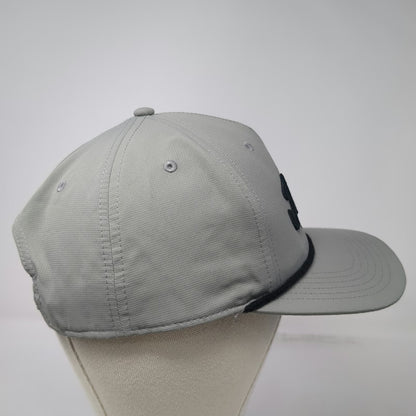 Cap America 5 Panel Hat Gray One Size Jack's Classic Rope Snapback Polyester