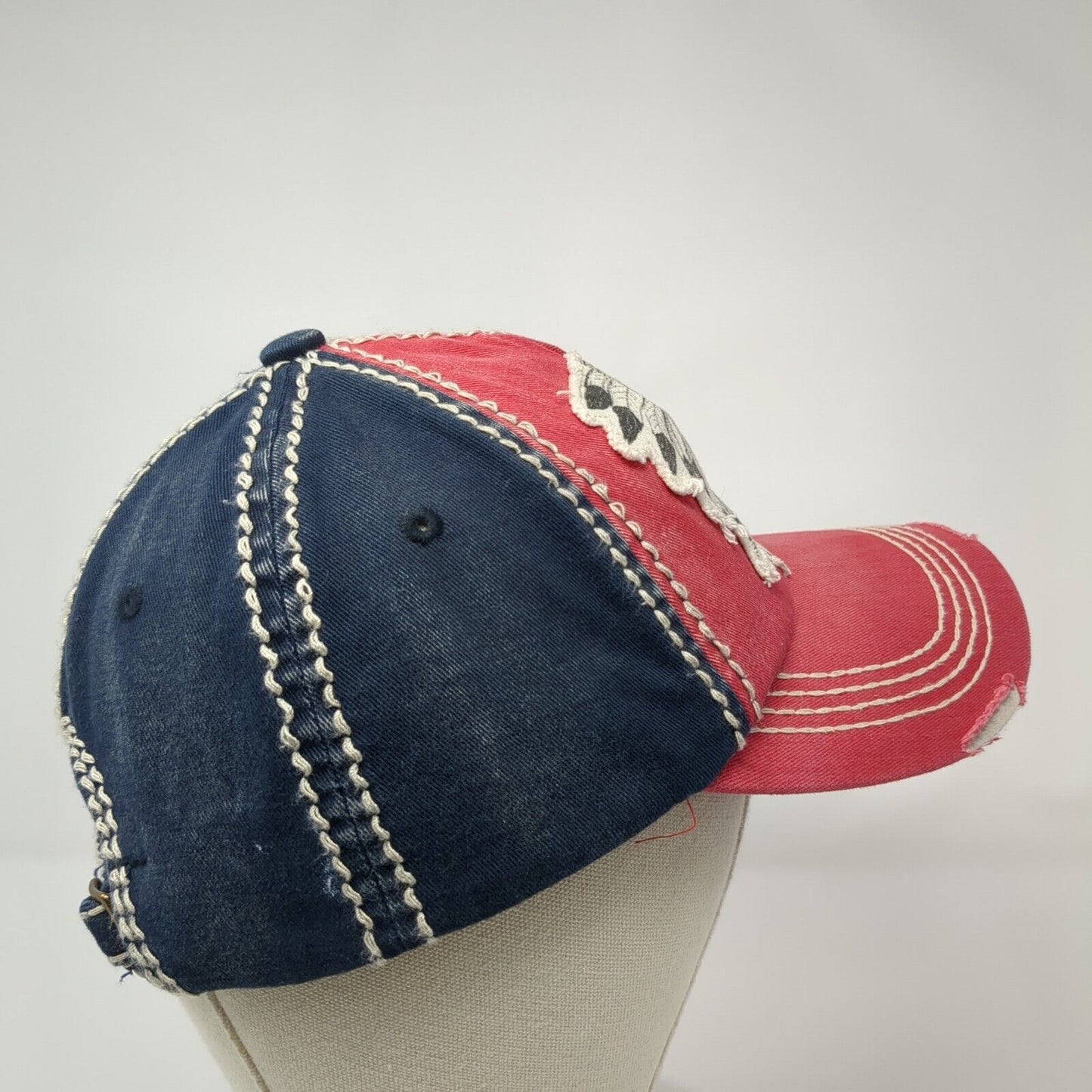 Native American Indian Skull Slideback Hat Multi One Size KB ETHOS