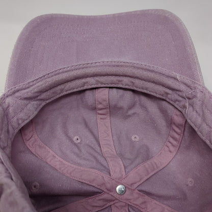 Unbranded Slideback Hat Purple One Size Adjustable Vented Holes 6 Panel Blank