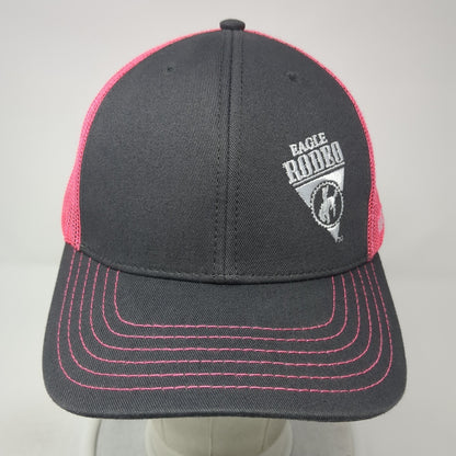 Eagle Rodeo Snapback Mesh Back Trucker Hat Multi One Size Colorblock