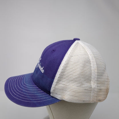 South Orlando Snapback Trucker Hat Purple One Size Mesh Back Champro