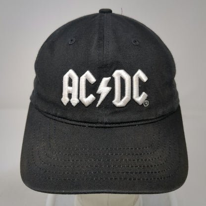 AC/DC Baseball Cap Black One Size Embroidered Logo Adjustable Music Band Hat