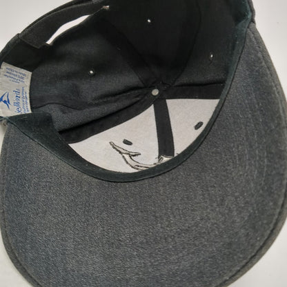 SeaWorld Orca Killer Whale Gray Baseball Cap One Size Hat Embroidered Adjustable