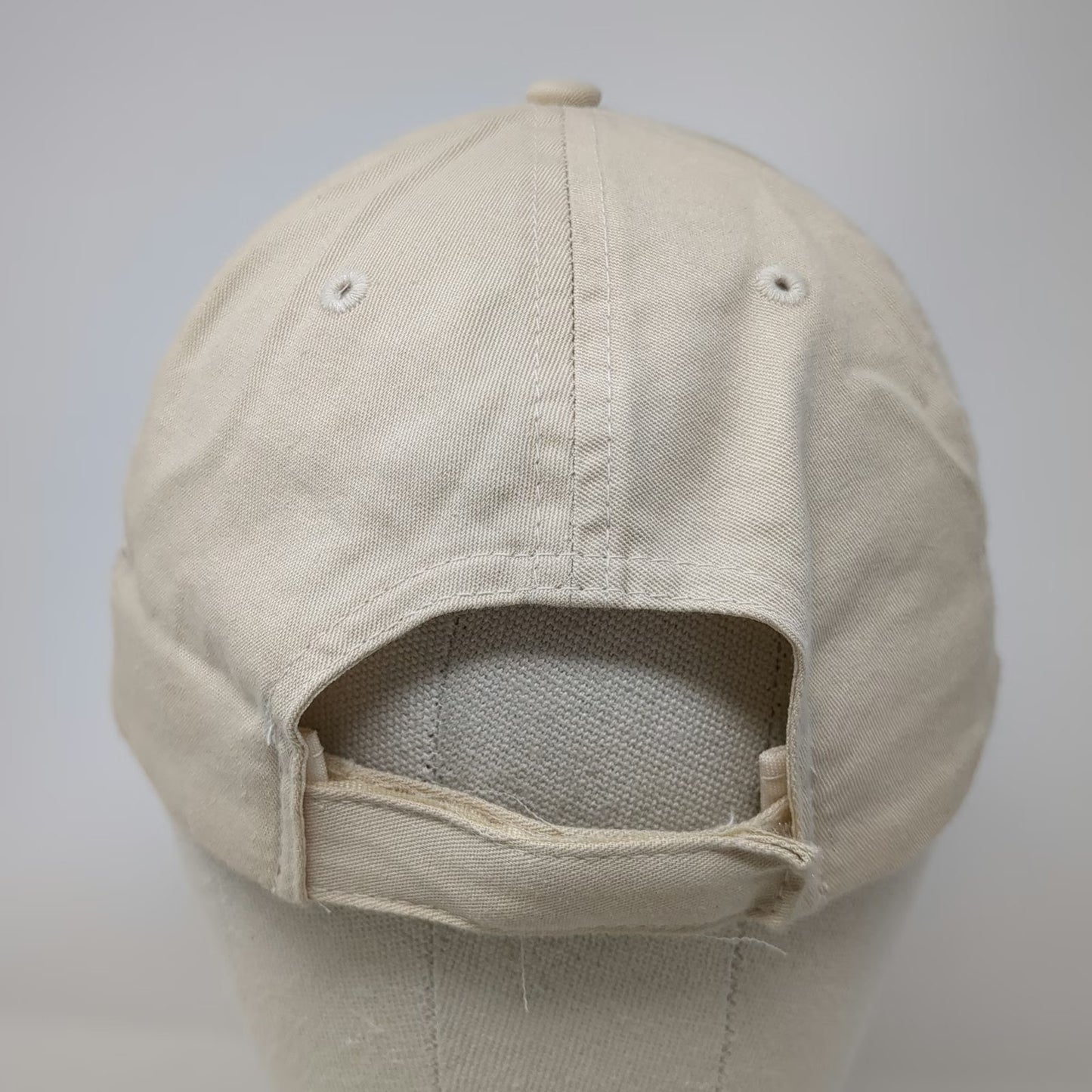 Hit Baseball Cap Beige One Size Strapback Time To Ungrind Embroidered Hat