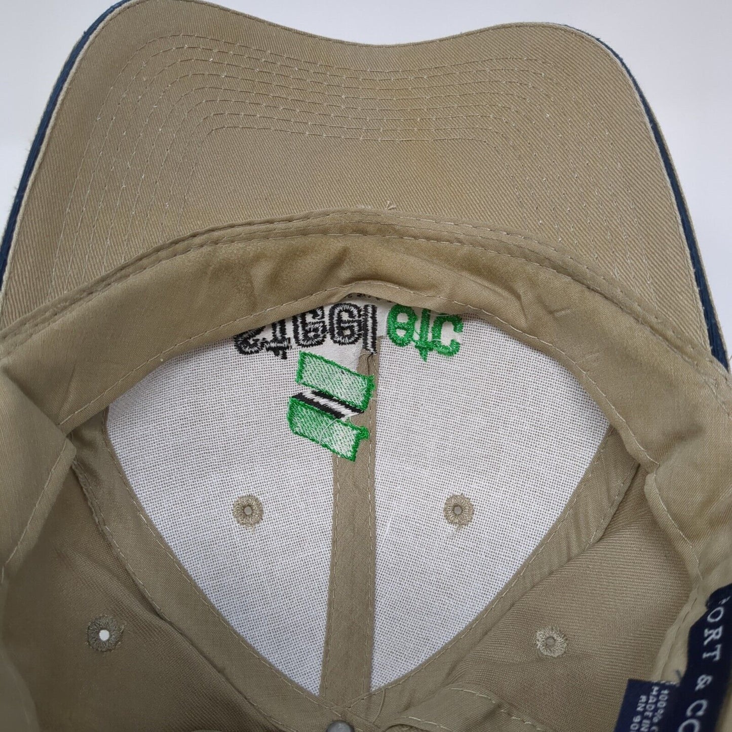 Steel Etc Steel Recycling Salvage Strapback Hat Tan OS Adjustable Port & Company