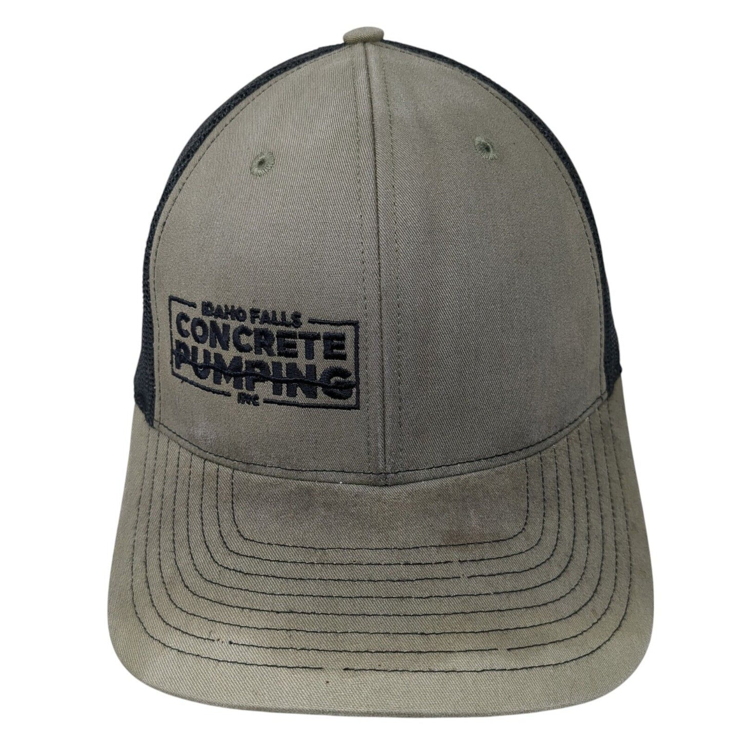 Idaho Falls Concrete Pumping Inc Trucker Hat Green One Size Mesh Back