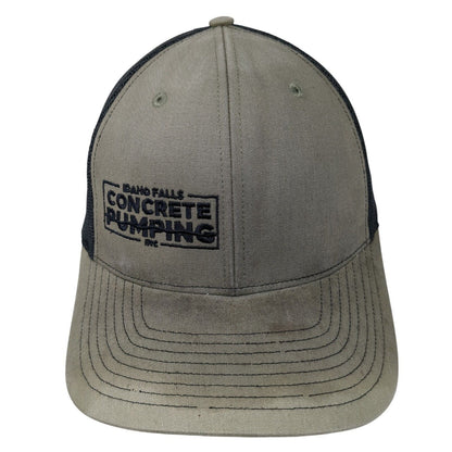 Idaho Falls Concrete Pumping Inc Trucker Hat Green One Size Mesh Back