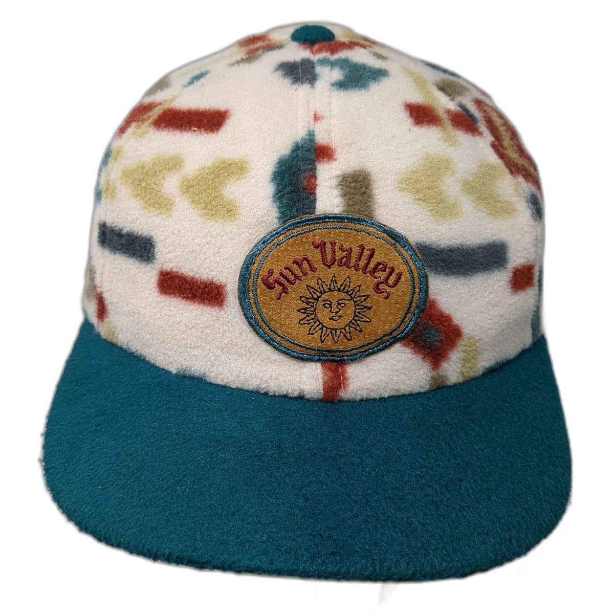 Merkley Headgear Baseball Cap White One Size Fleece Southwestern Sun Valley Hat