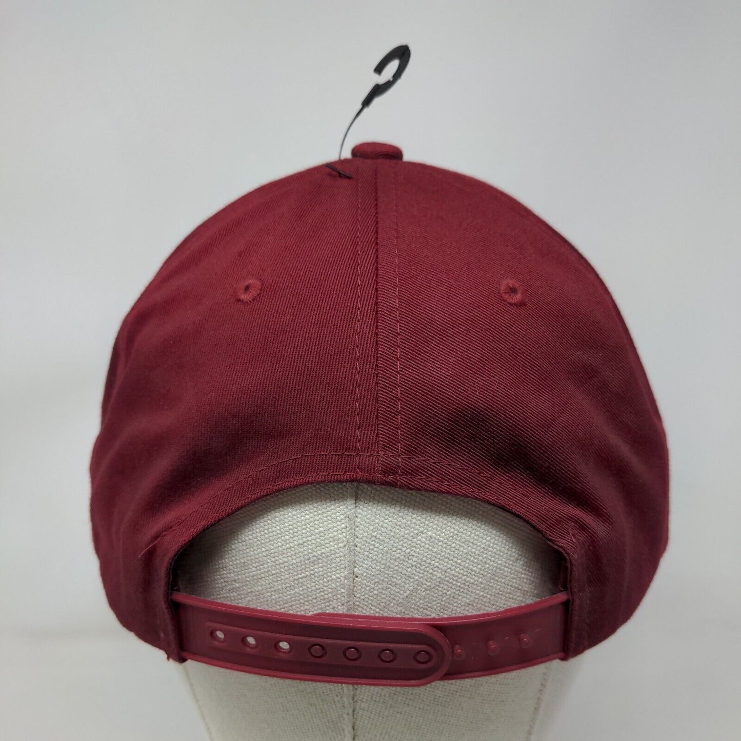 KB Ethos Snapback Hat Red Yellow Cleveland Embroidered Logo Adjustable