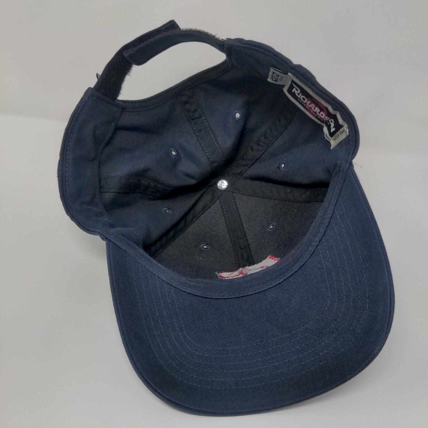 FB Farm Bureau Ins. Strapback Hat Blue One Size Adjustable Style 203 Richardson