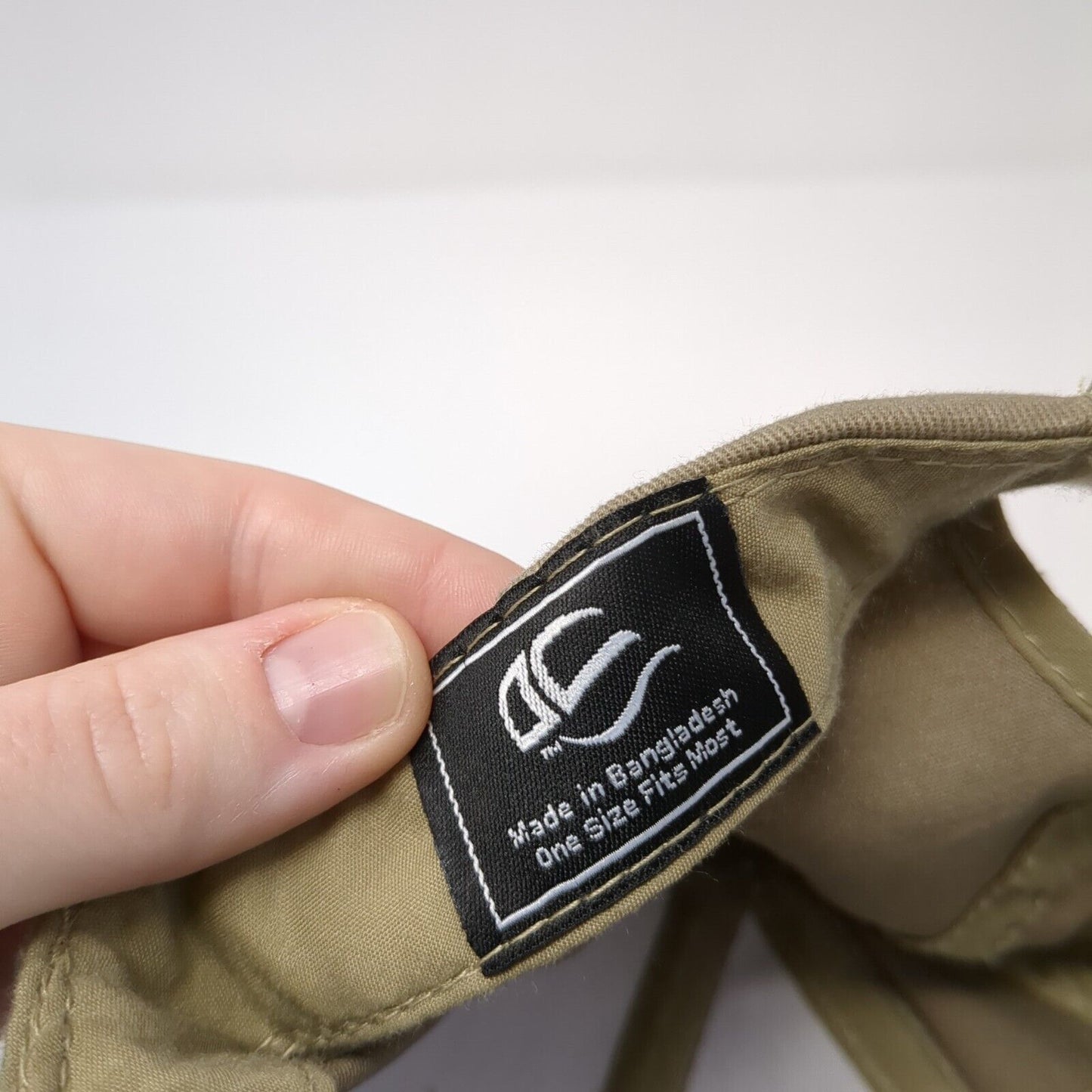 Outdoor Cap Strapback Hat Tan One Size Adjustable Embroidered Logo