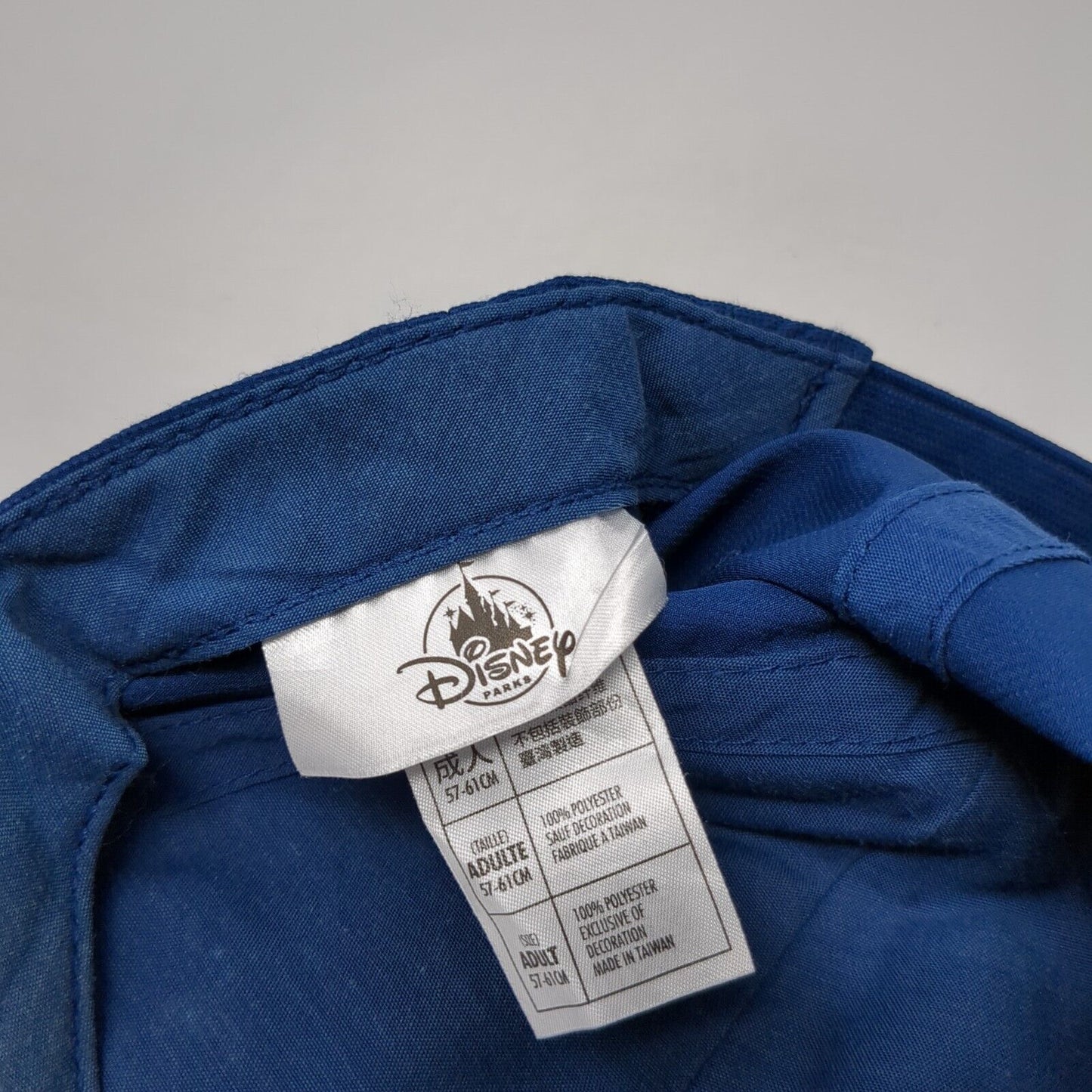 Mickey Mouse Slideback Hat Blue 57-61cm Adjustable Embroidered 6 Panel