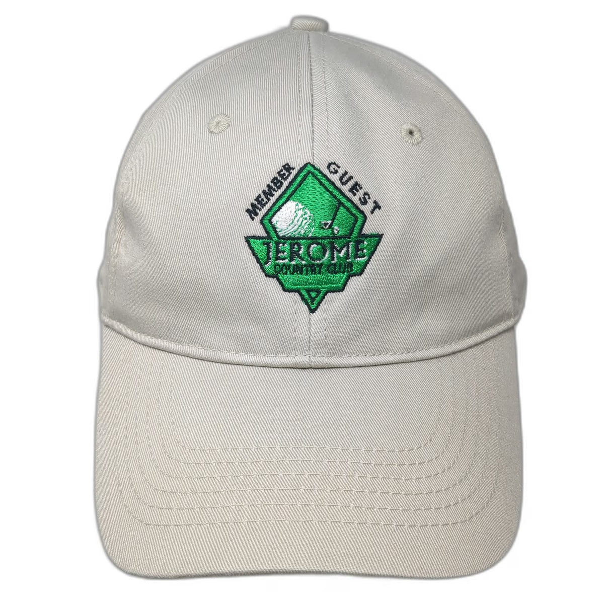 Page & Tuttle Baseball Cap Beige One Size Jerome Country Club Golf Cheese Co Hat
