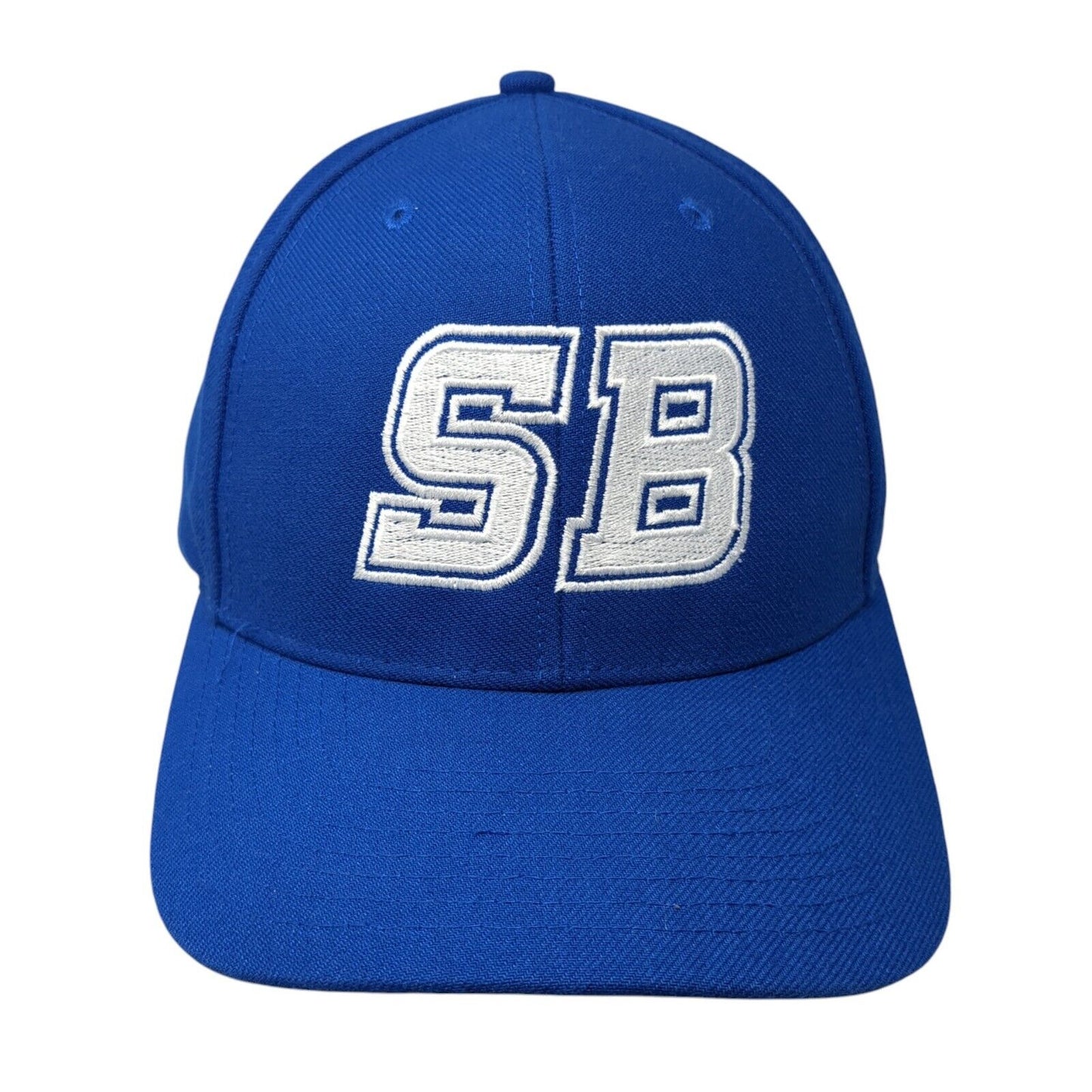 SB Strapback Hat Blue M/L Adjustable Embroidered Pro 514 Richardson Polyester
