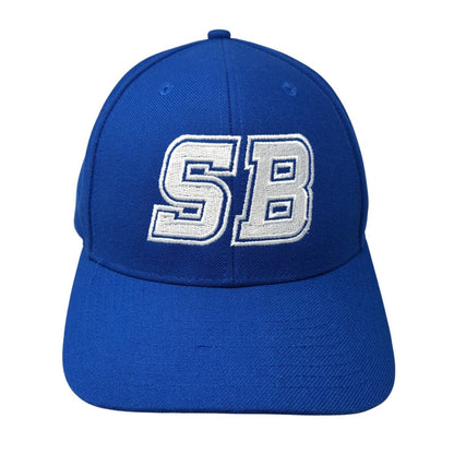 SB Strapback Hat Blue M/L Adjustable Embroidered Pro 514 Richardson Polyester