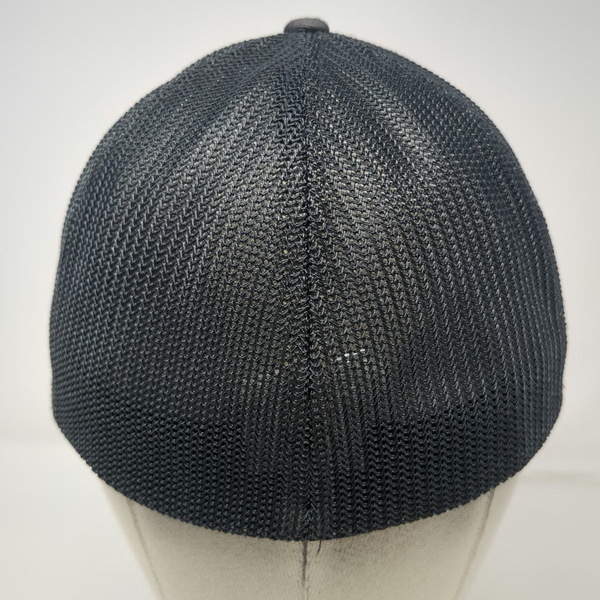 Columbia Baseball Cap Gray XL Mesh Flag Trees Pine Fitted Hat Outdoors Hiking