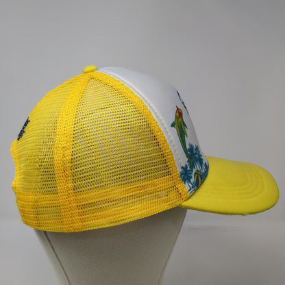 Samuel Adams Summer Ale Trucker Hat Yellow One Size Mesh Snapback Dolphin Beer