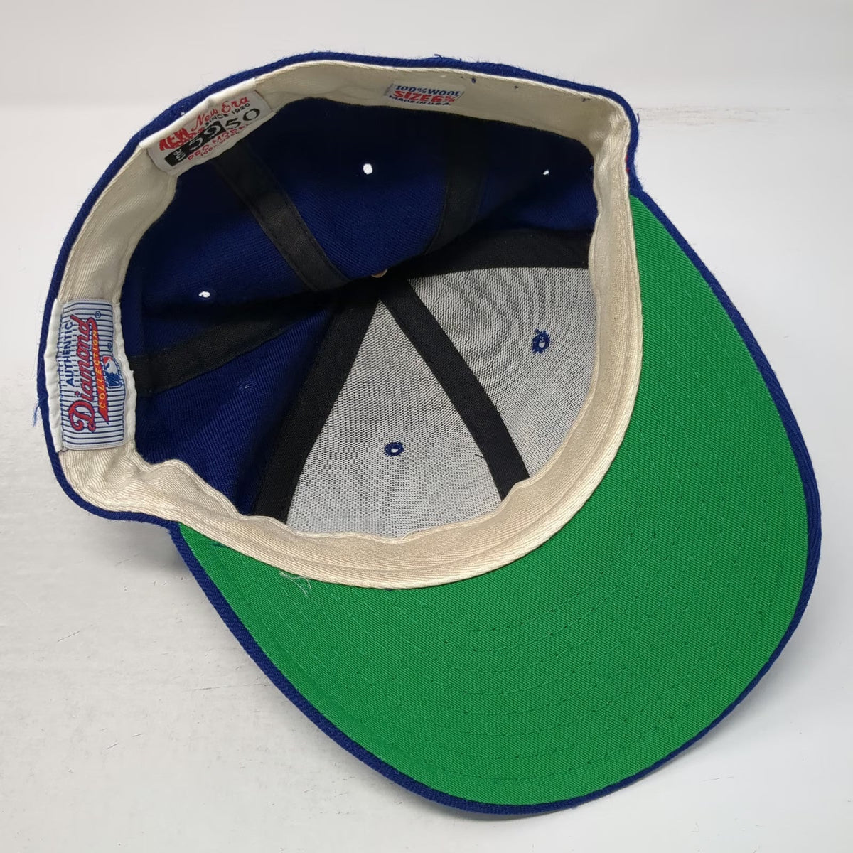 Los Angeles Dodgers MLB New Era Cap Blue 6 5/8 Diamond Collection USA Vintage