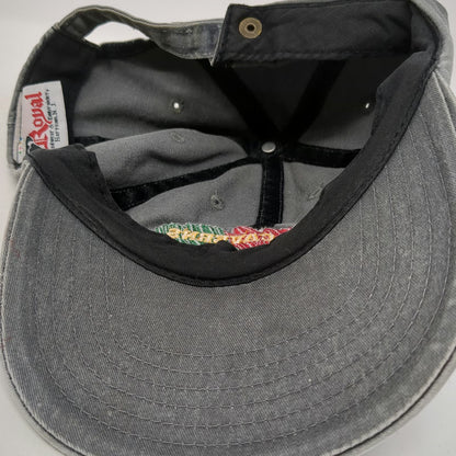 Royal Baseball Cap Gray One Size Howe Caverns Embroidered Slideback Cotton Hat