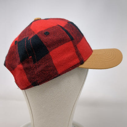 Unbranded Snapback Hat Multicolor OSFA Adjustable Plaid Vent Holes