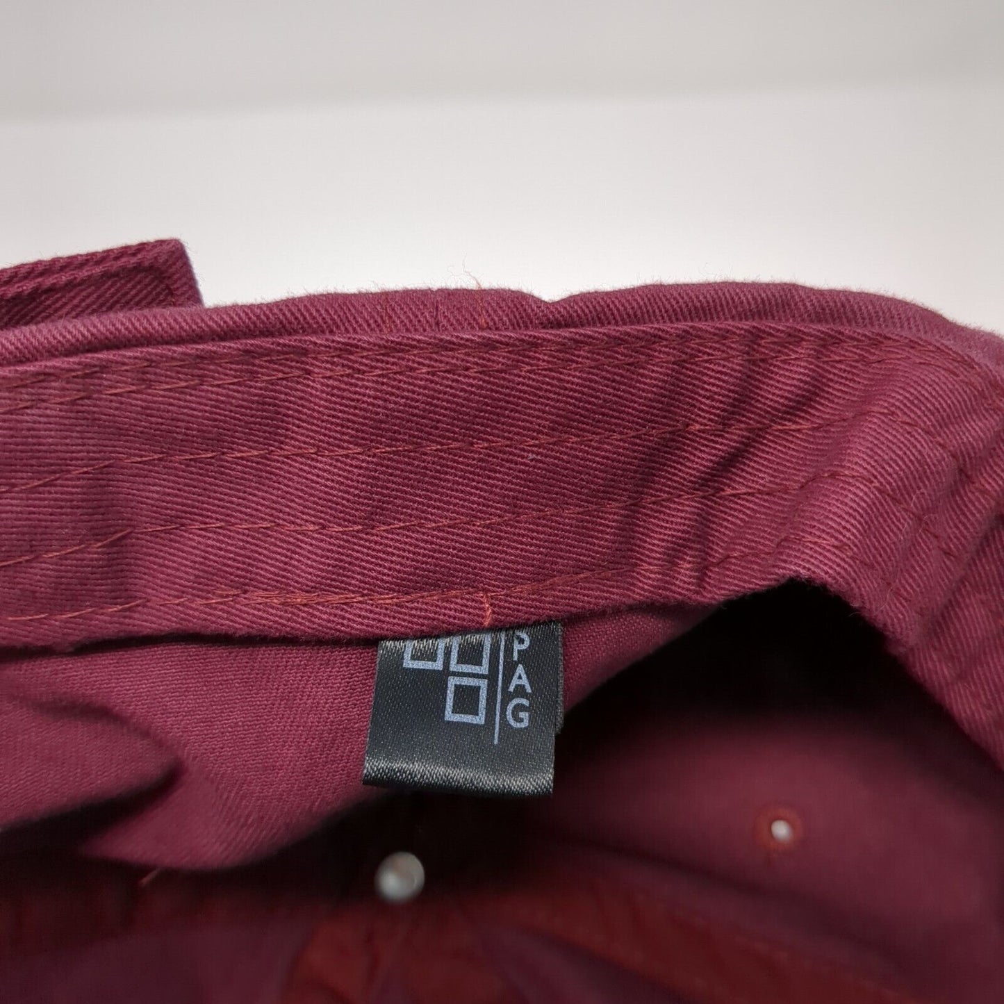 Savage AF Slideback Hat Red Burgundy OSFM Adjustable Embroidered