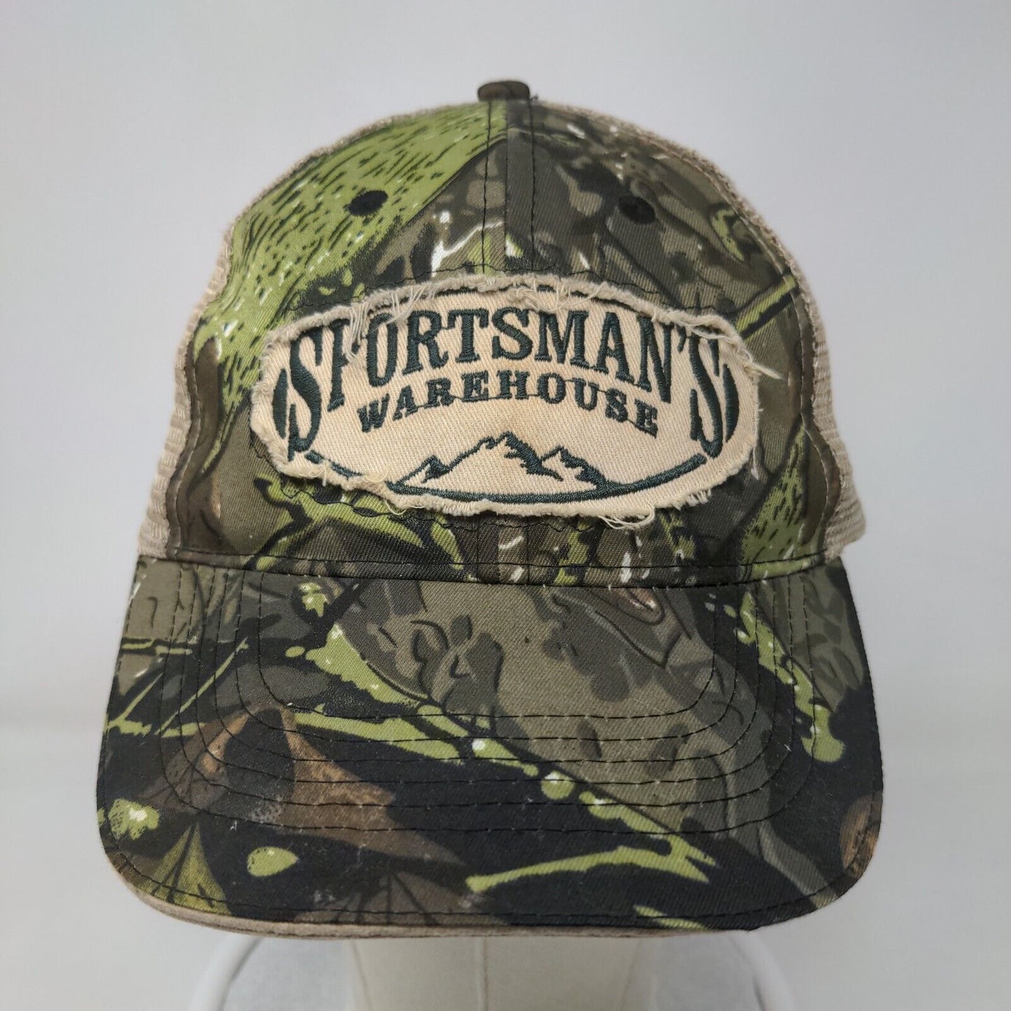 Sportsman's Warehouse Stapback Trucker Hat Camouflage OSFM Mesh Back Embroidered