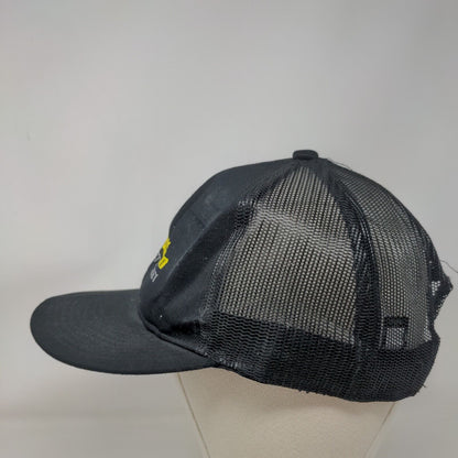 Factory Connection Snapback Mesh Back Trucker Hat Black One Size