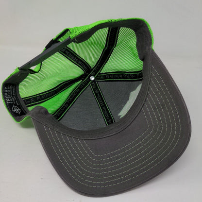 Trophy Tracker Outdoor Cap Snapback Trucker Hat Multi OSFM Embroidered Fish