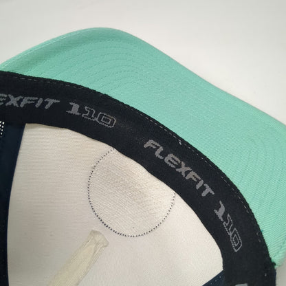 Outdoor Research Trucker Hat One Size White Blue Green Mesh Landscape Patch